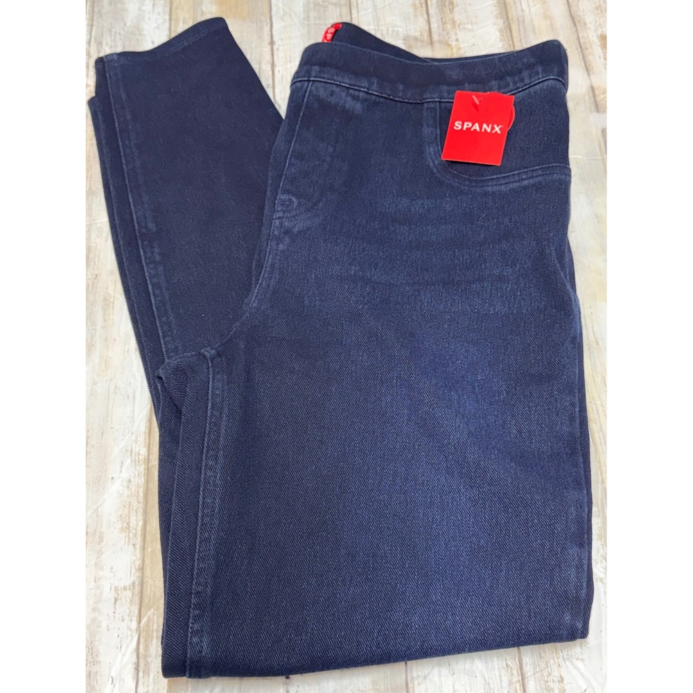 Spanx Ankle Jean-ish Leggings Twilight‎ Rinse Dark Wash XL 20018R New